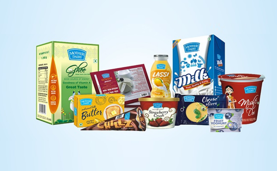 Mother Dairy products
