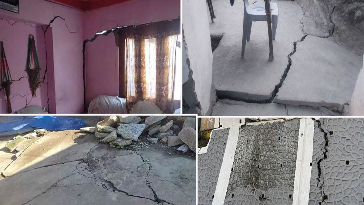 Amid fears of Joshimath sinking, new cracks appear in some houses in Karnprayag