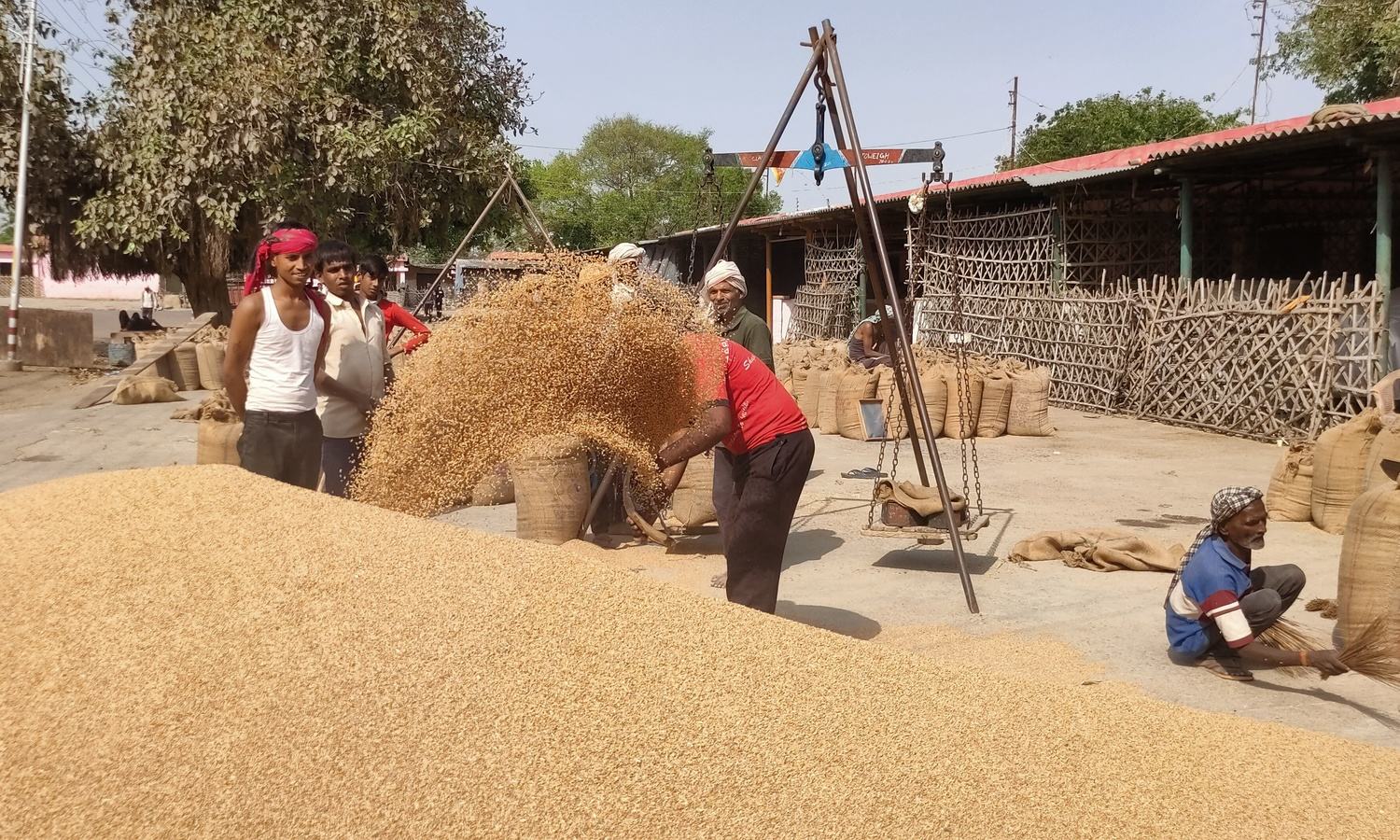 Manual Laborers strike