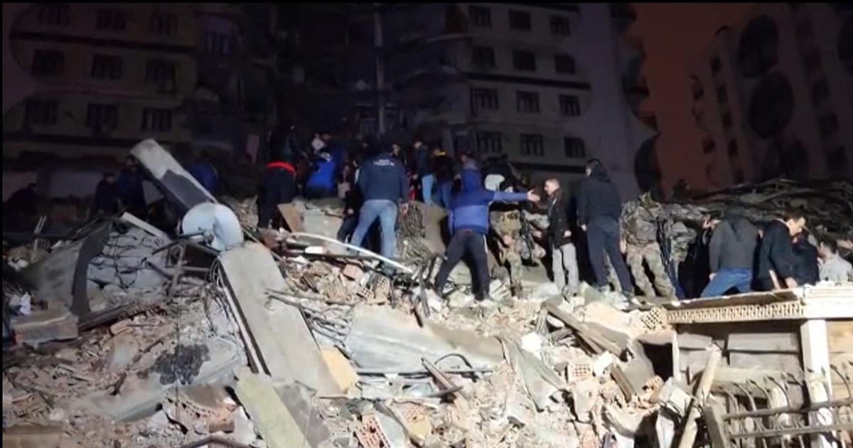7.8-Magnitude earthquake hits Turkey,Seria