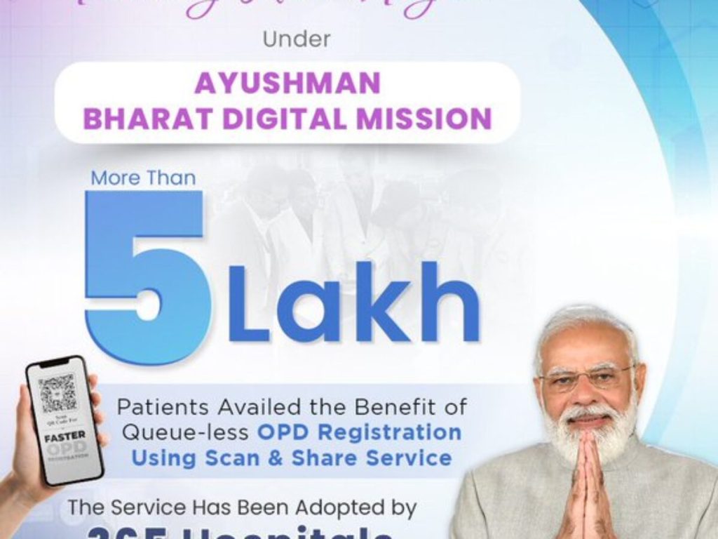 Ayushman-Bharat-Digital-Mission-Facilitating-Instant-OPD-Registration-in-365-Hospitals-through-Scan-Share-Service