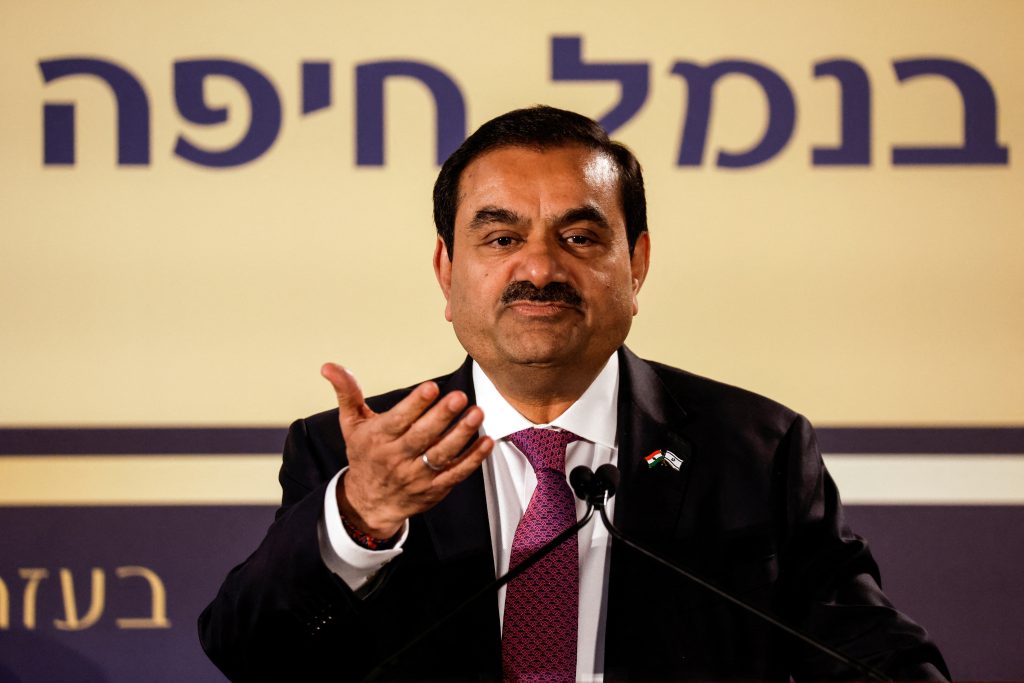 Indian billionaire Adani in Israel 