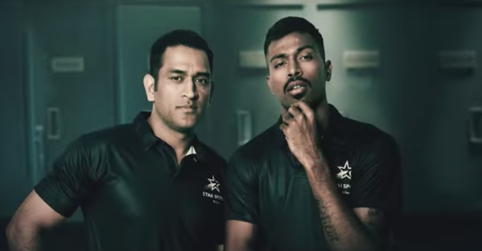 Hardik Pandya and MS Dhoni