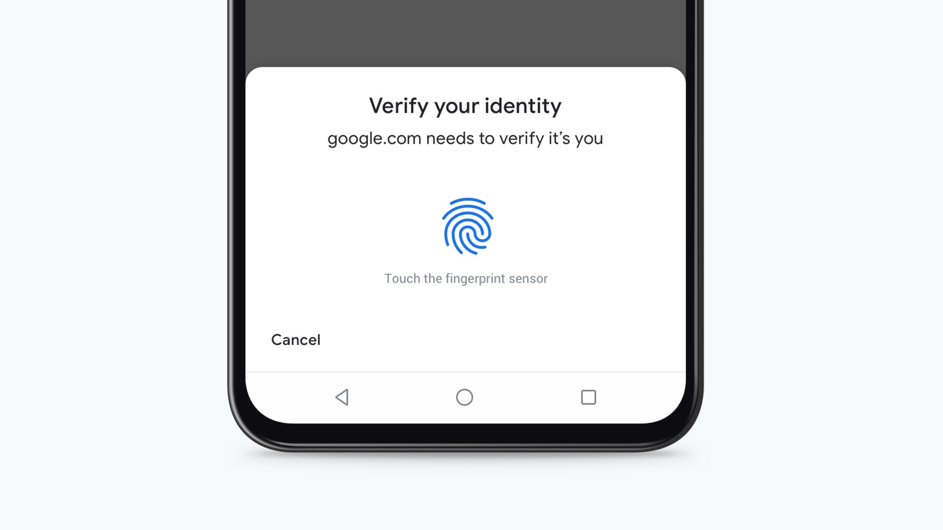 google chrome fingerprint lock