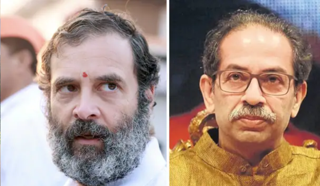 Rahul Gandhi and Uddhav Thackeray