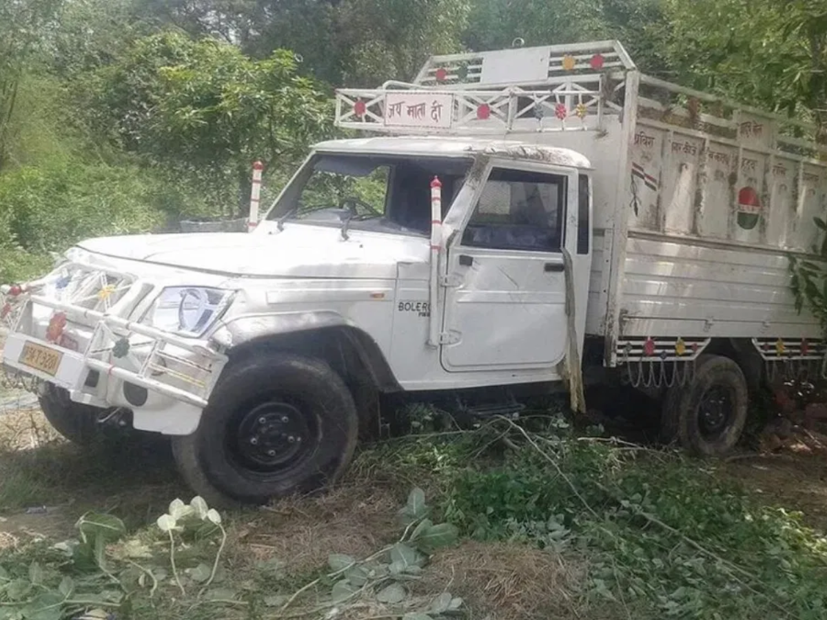 Pickup truck accident