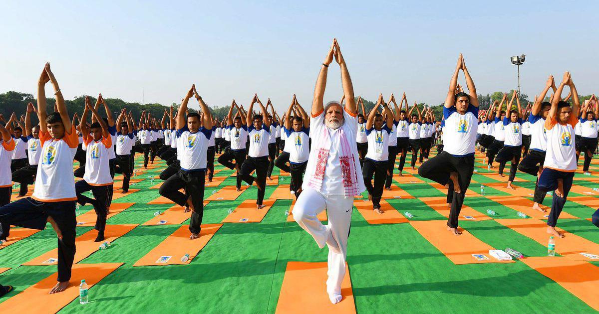 Surat's Yoga Day event has established new Guinness World Record
