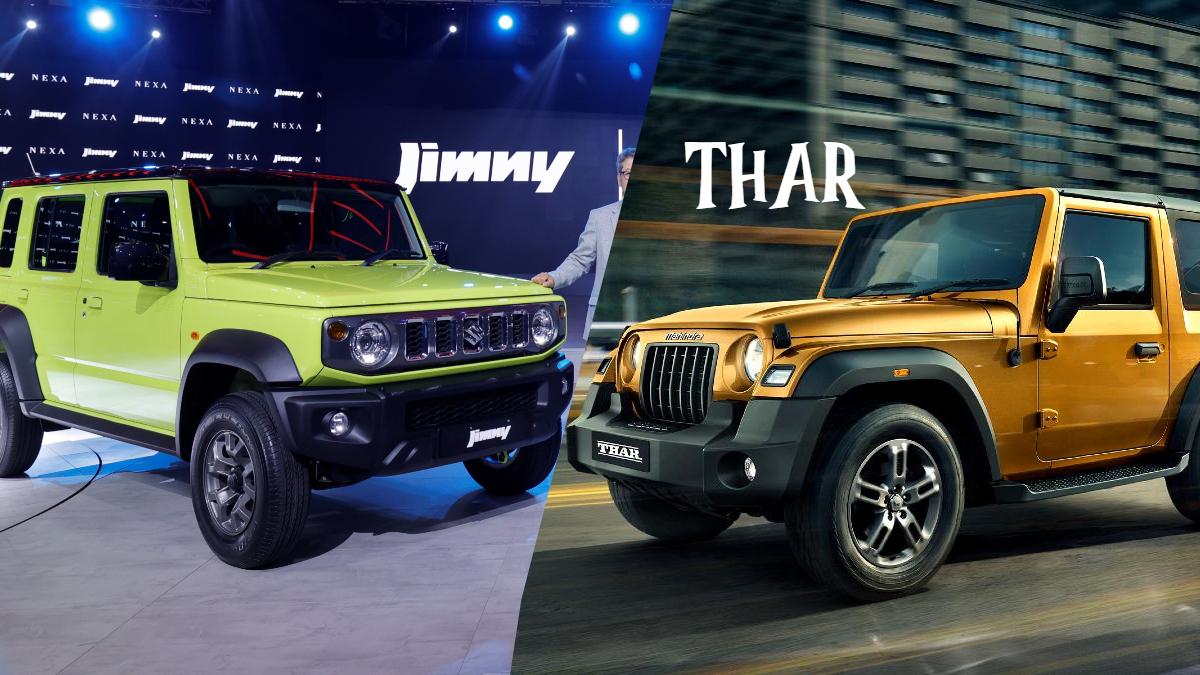 maruti jimny and mahindra thar amp sixteen nine