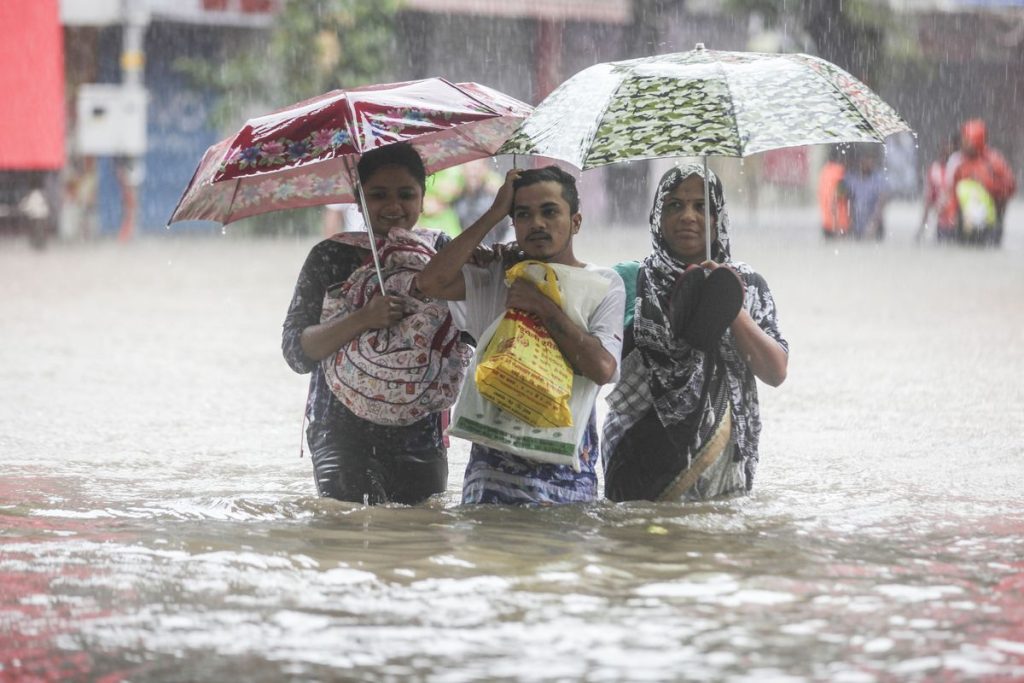 heavy rainfall