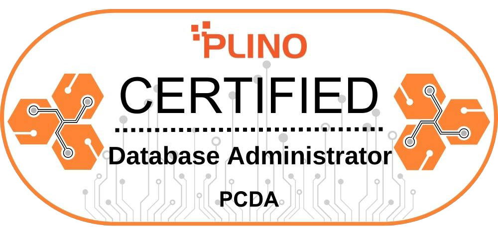 4. Plino Certified Database Administrator (PCDA):