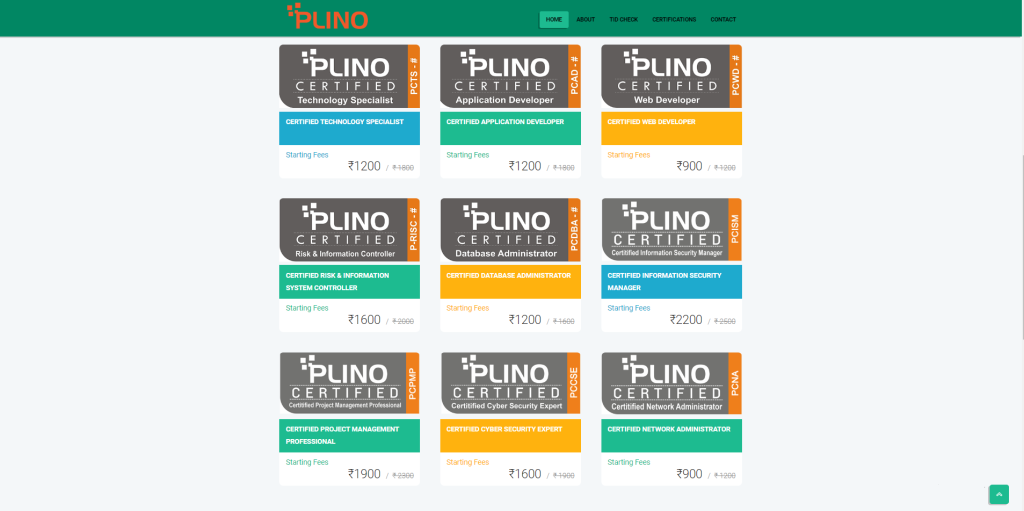 Exploring Plino Certifications
