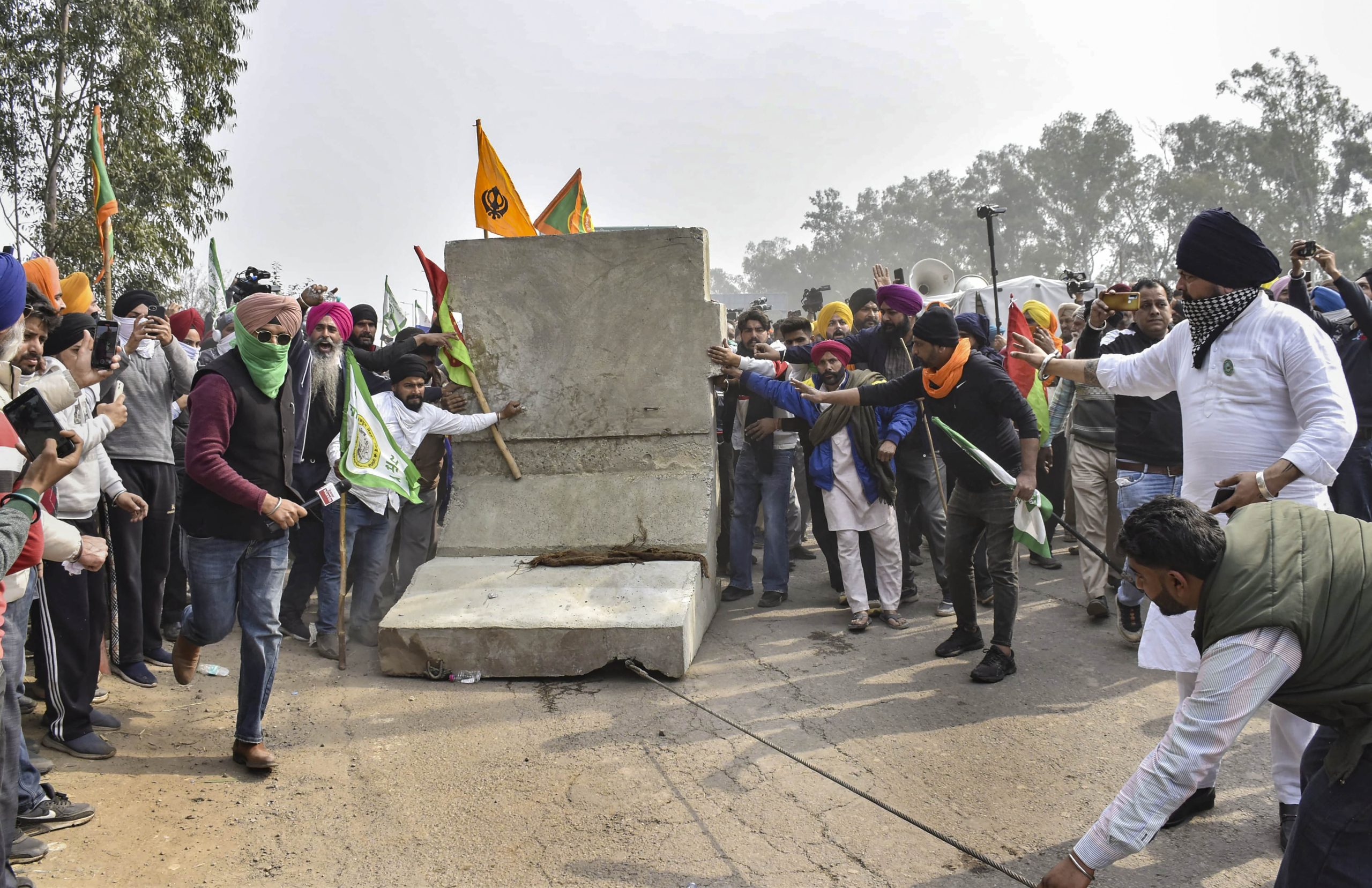 Farmer's protest