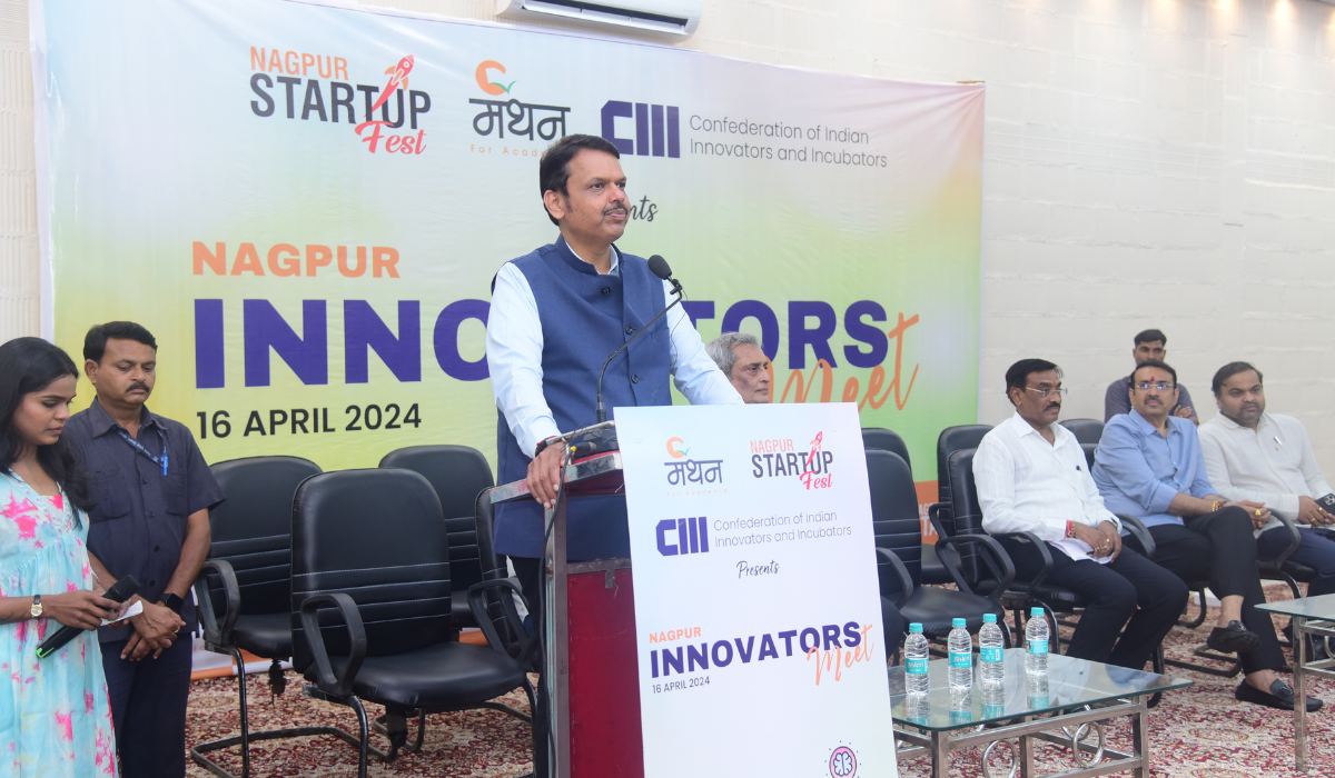 Deputy Chief Minister Devendra Fadnavis at Nagpur Innovators Meet 2024