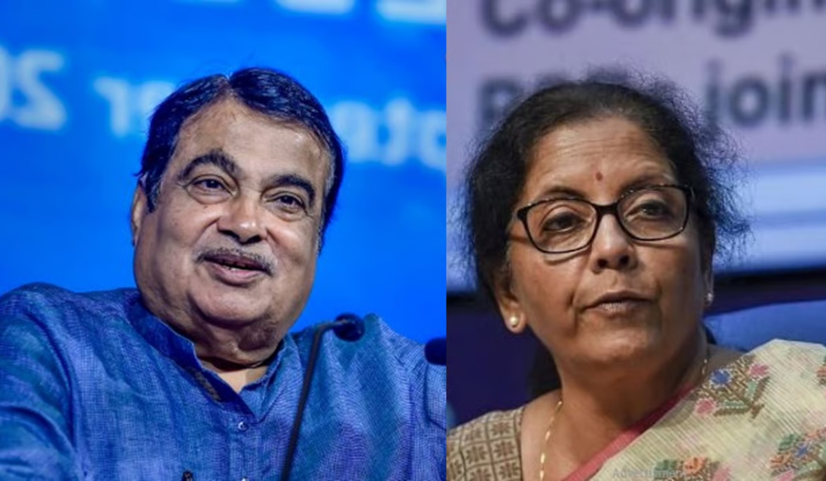 Nitin Gadkari and FM Nirmala Sitharaman