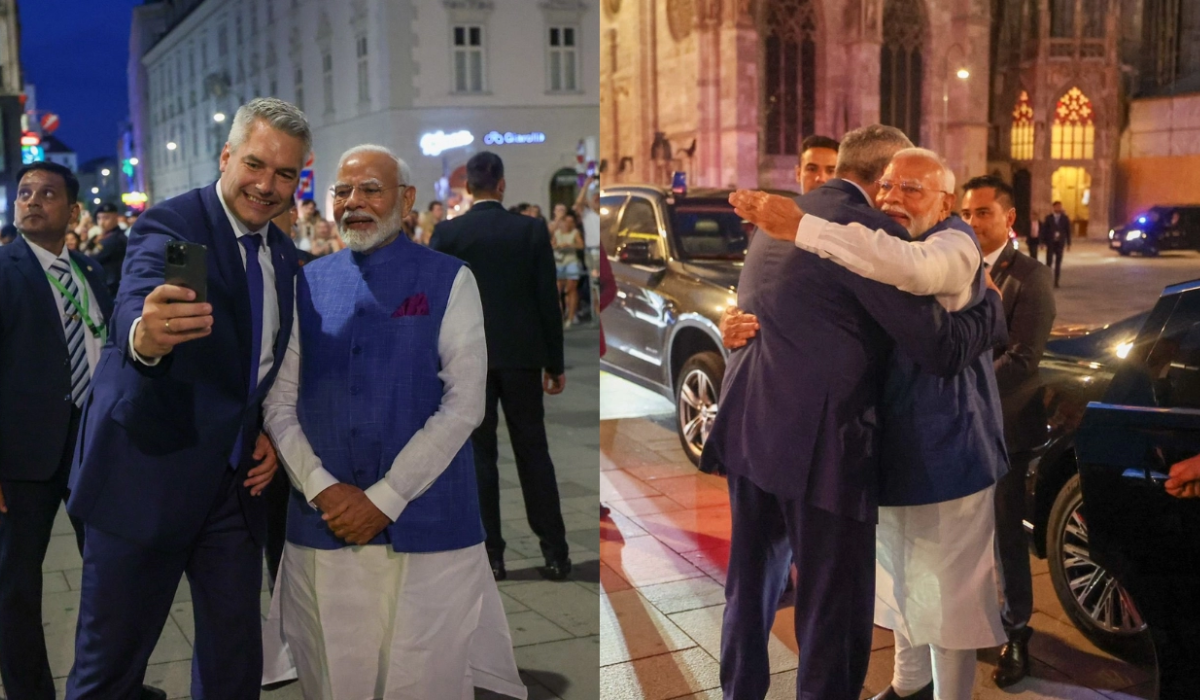 Prime Minister Narendra Modi and Austrian President Alexander Van der Bellen