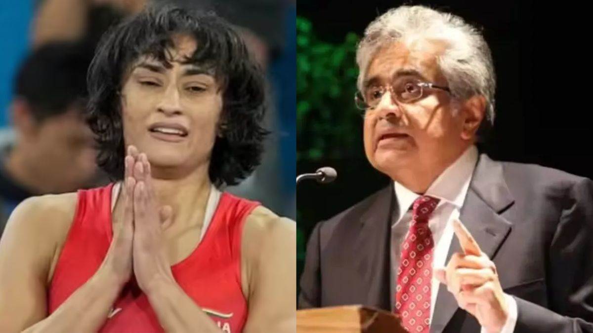 Vinesh Phogat and Harish Salve