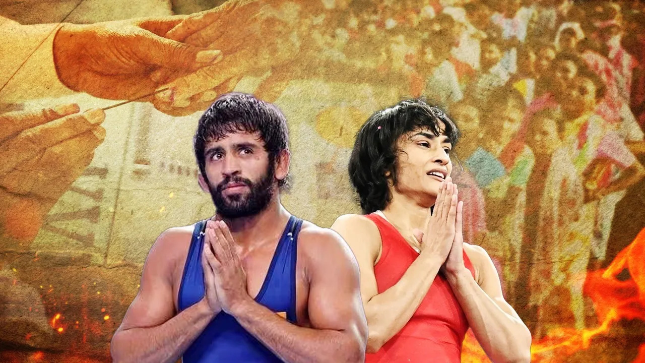 indian-wrestlers-vinesh-phogat-and-bajrang-punia