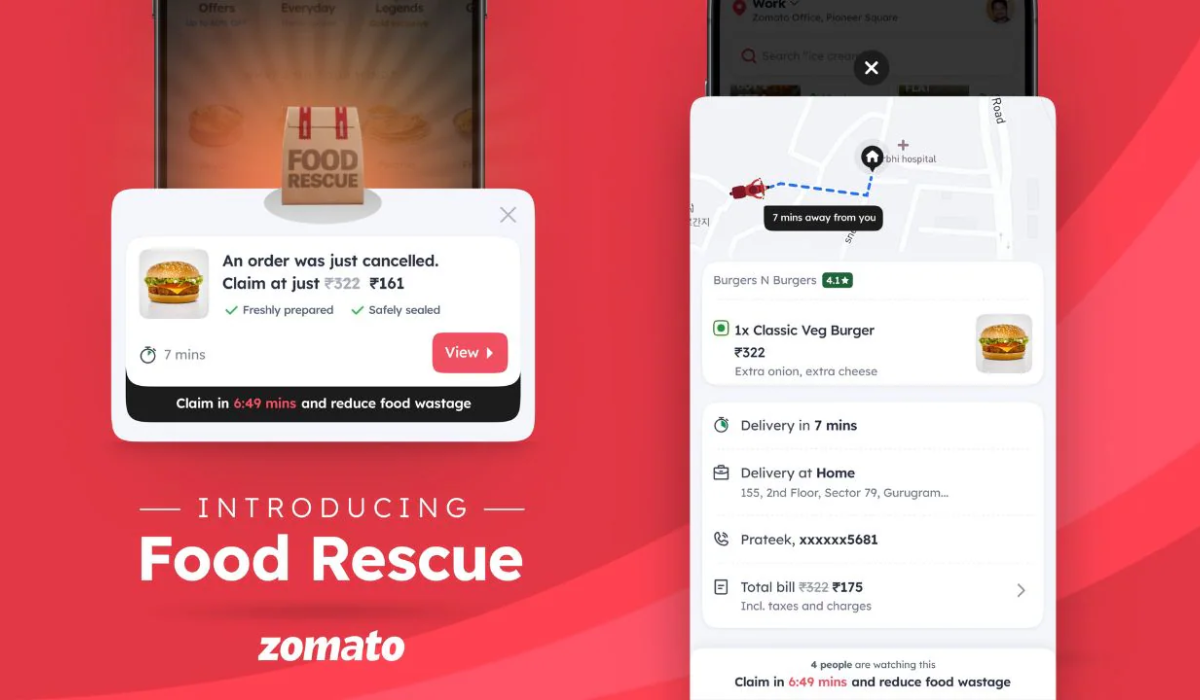 Zomato Introduces 'Food Rescue' Feature to Combat Food Wastage