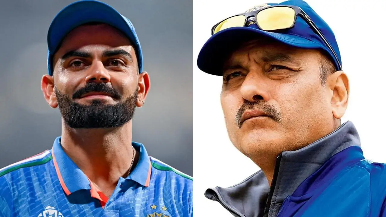 Ravi Shastri and Virat Kohli