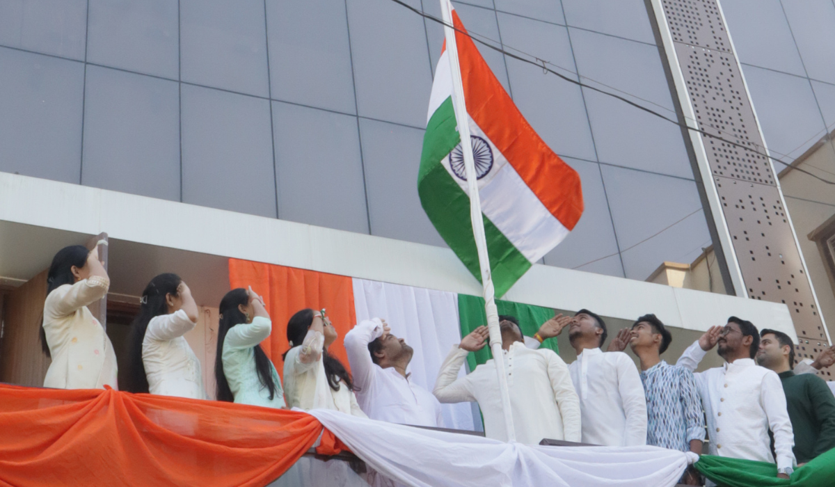 Dr. Ketan Mohitkar and ICTRD team at Republic day even at ICTRD Headquarters