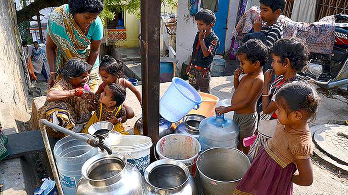 Water crisis hits Andhra Pradesh.