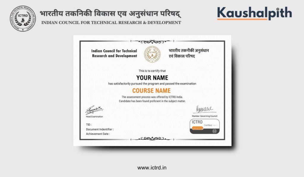 ICTRD Kaushalpith Certification